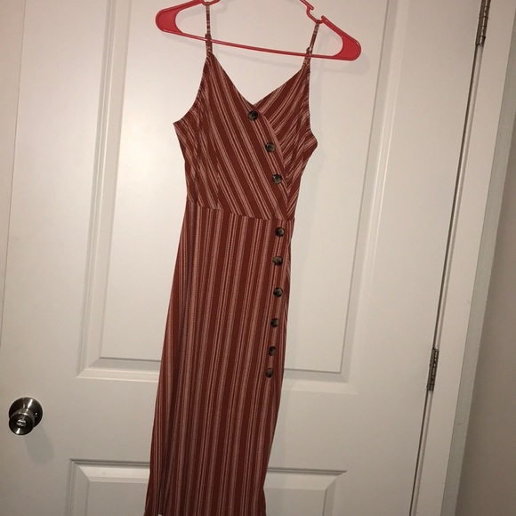 Derek Heart Dresses & Skirts - Orange button dress